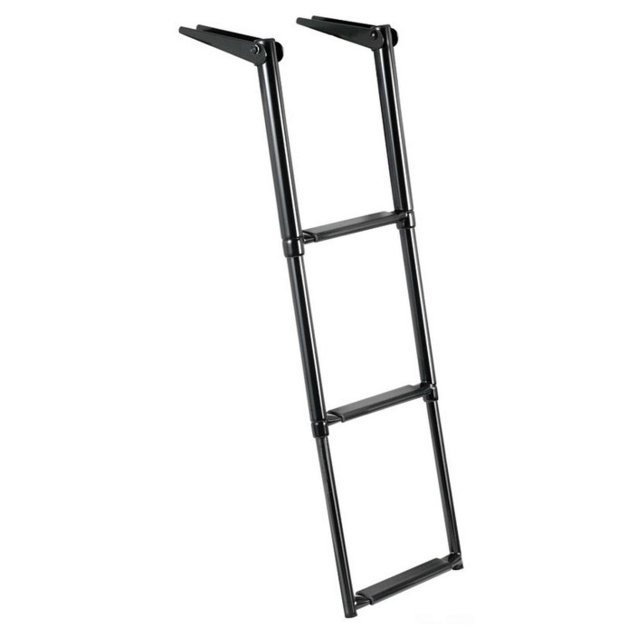 Telescopic ladder f platforms AISI 316 steps