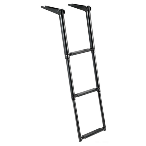 Scaletta Inox Telescopica plancetta gradini