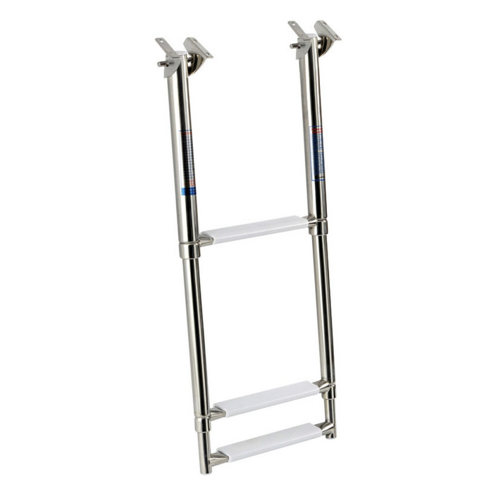 Telesc ladder unter gangplank AISI 316 steps