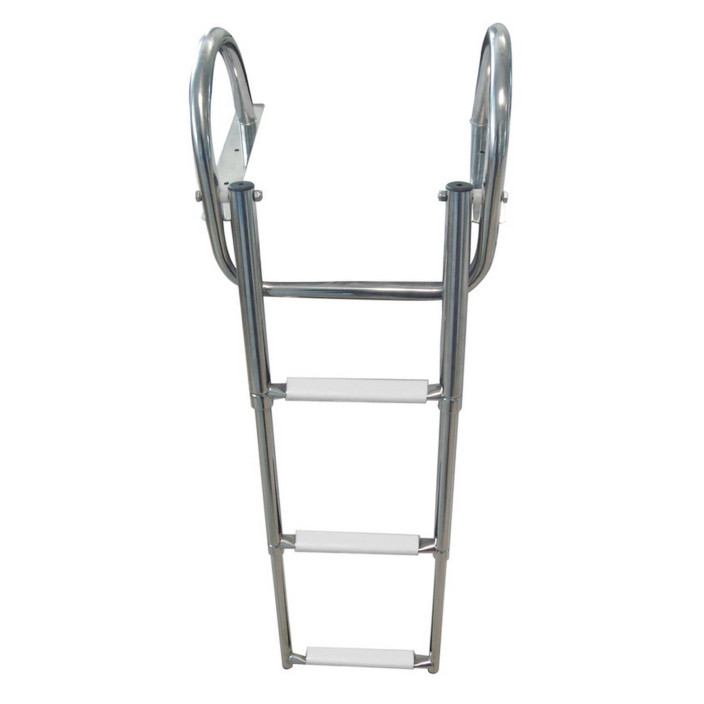 step telescopic ladder whandles