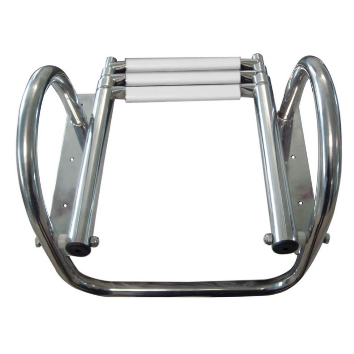 step telescopic ladder whandles