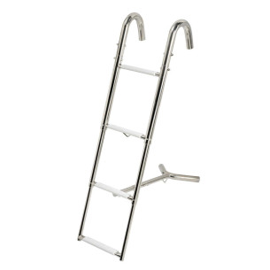 Bow telescopic ladder