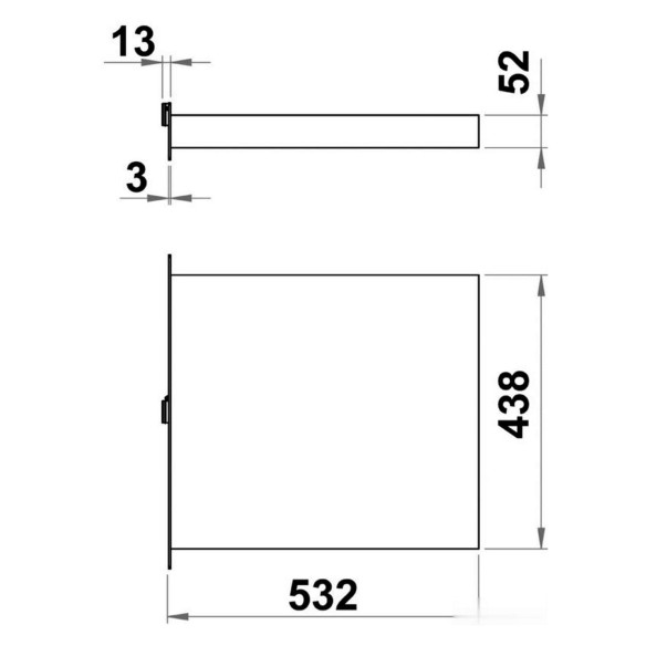Scaletta Top Line gradini teak