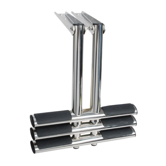 Scaletta Diver telescopica gradini nera