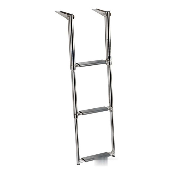 step telescopic ladder platforms oval tubes