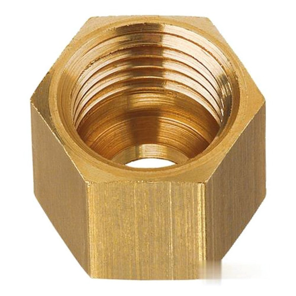 Brass nut copper tube pcs display blister