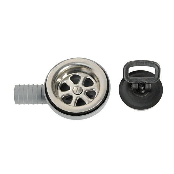 Fitted with 90 side drain outlet