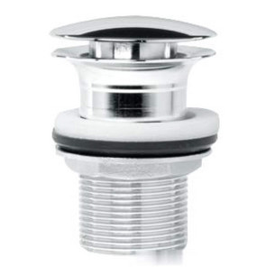 Drain outlet chromed brass