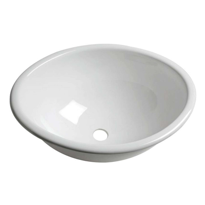 Oval plexiglas sink 370x290x150