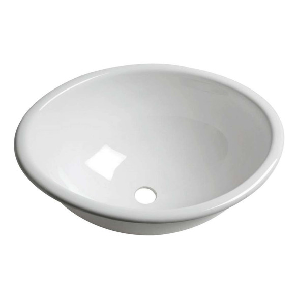 Oval plexiglas sink 370x290x150