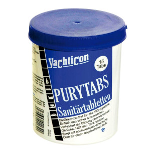 Pastiglie sanitarie WC Pury Tabs YACHTICON