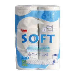 Aqua Soft watersoluble toilet paper 6 pcs