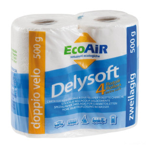 Delysoft watersoluble toilet paper pc package