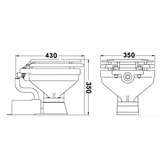 Toilet compact