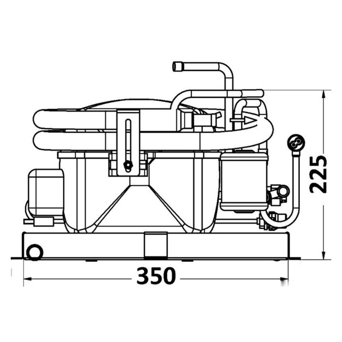 CLIMMA marine  SPLIT air conditioner 8000 Btuh