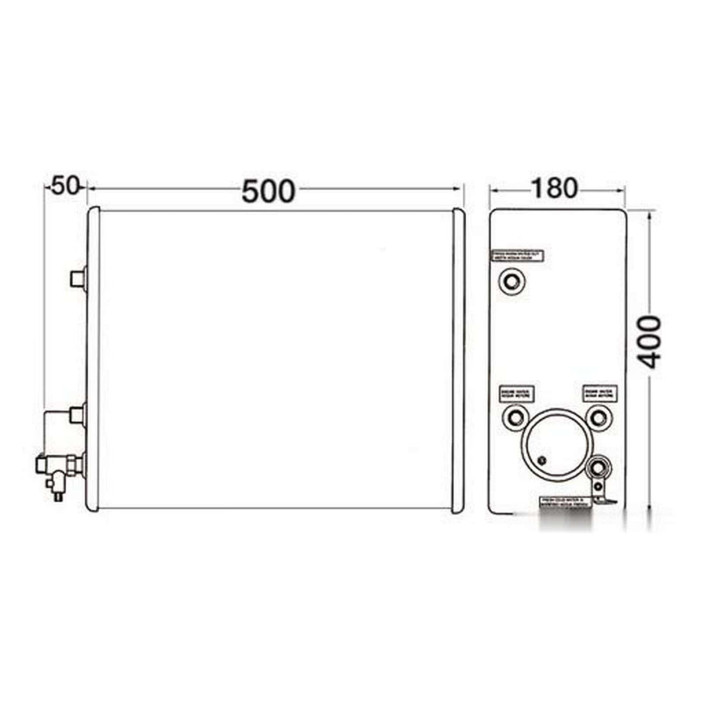 ISOTEMP Indel Webasto Marine boiler 16 l