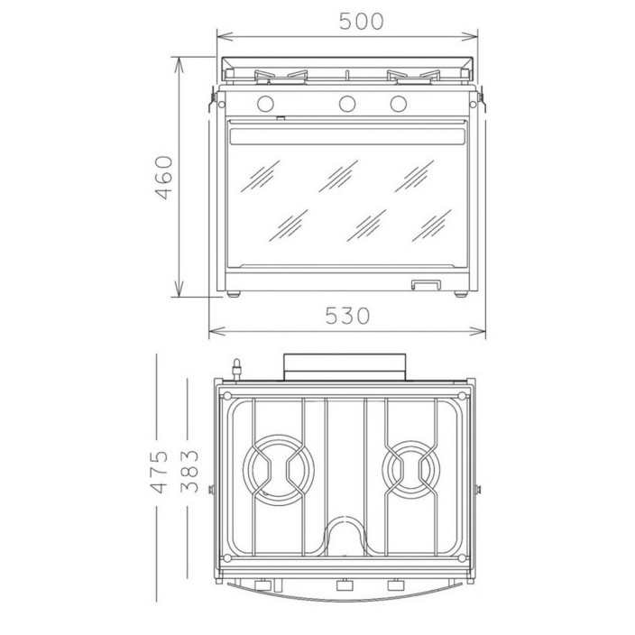 Cucina Power fuochi  forno