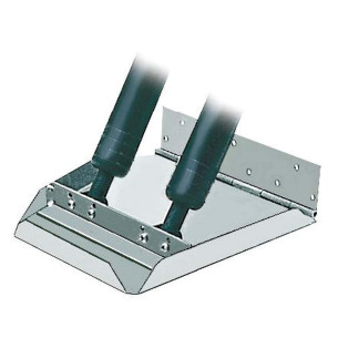 Twin trim flaps HS 30x30