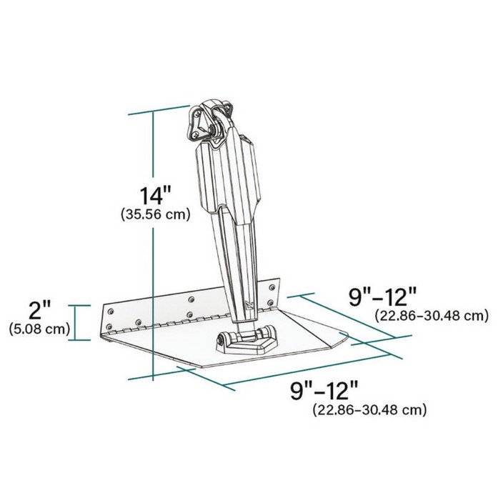 LENCO Pro Control Standard Mount and Edge Mount Trim Tab Kit