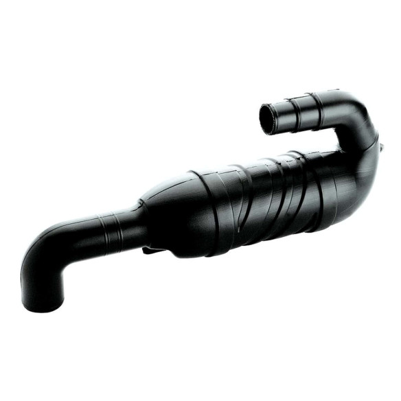 Exhaust muffler inlet