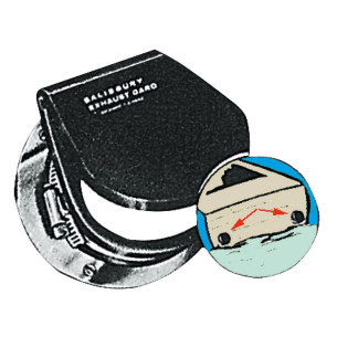 Rubber exhaust protection valve