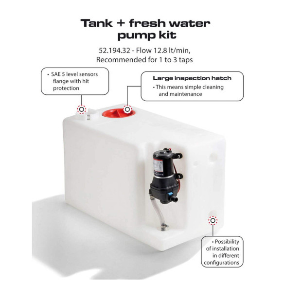 Kit serbatoio + autoclave