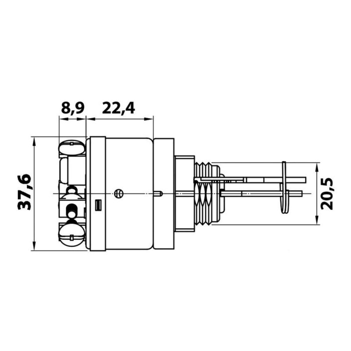 Starting key JOHNSONEVINRUDE wpressure starter