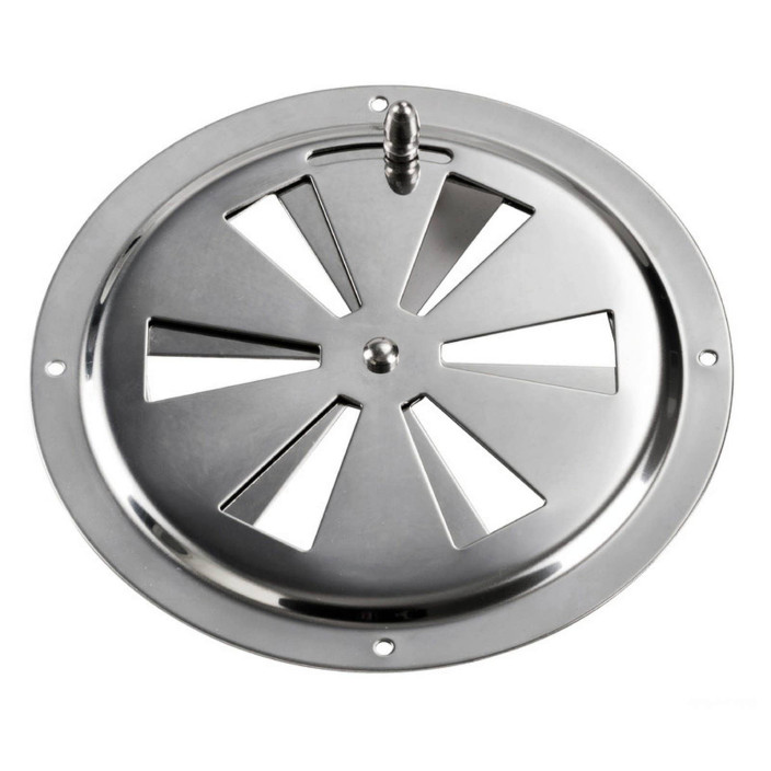 Round vent polished SS