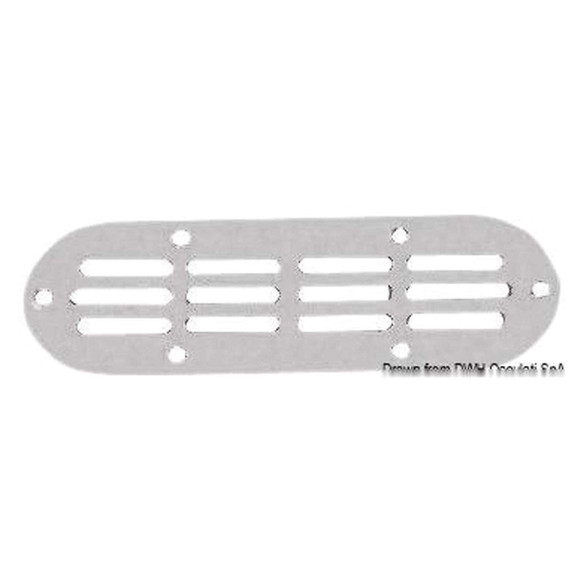 Presa aria inox ovale