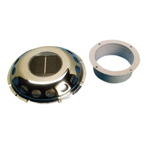 SS ventilator wsolar cell