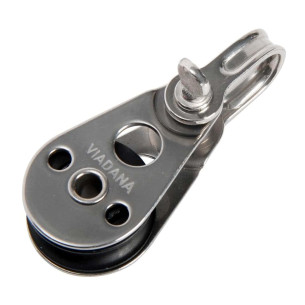 SS block 1pulley steel cable