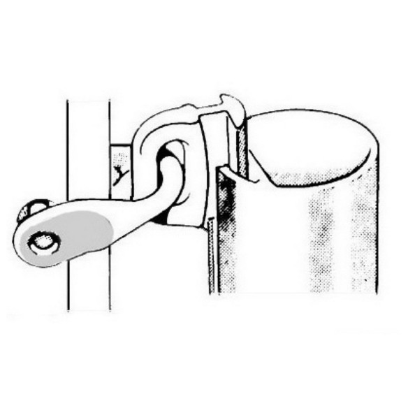 Nylon mainsail slide 14 mm