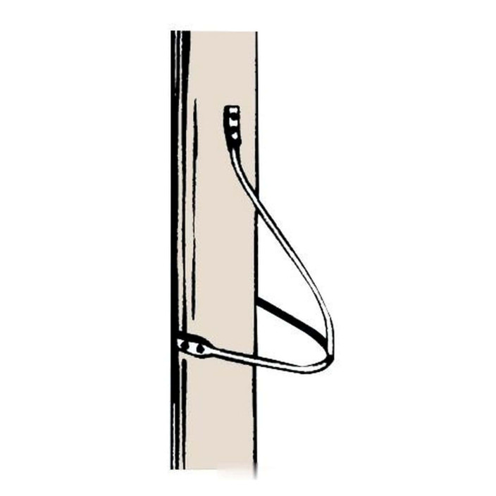 Mast round step AISI 316