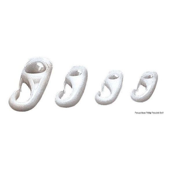 Nylon hook knot fixing