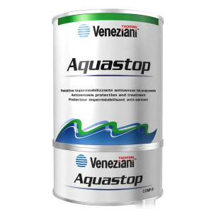 Aquastop coating transparent lght blue