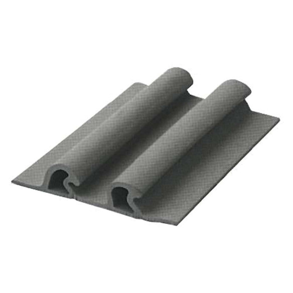 Double rubbing strake 115x21 light grey RAL