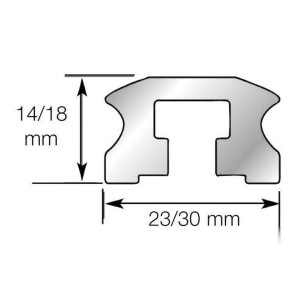 Sliding bolt track