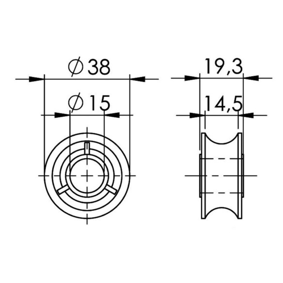 Puleggia organiser