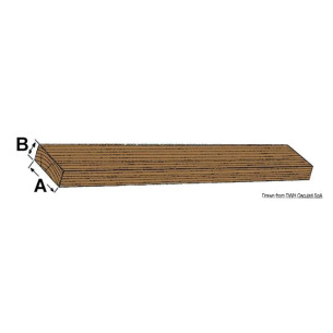 Listello teak