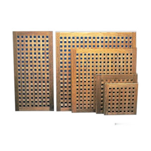 Teak grating