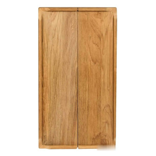 Foldable teak table top