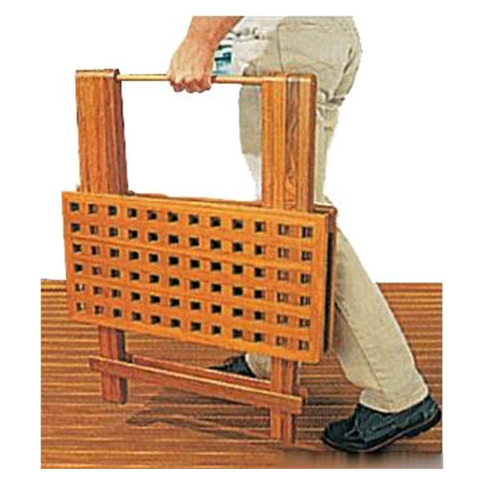 Tavolo pieghevole ARC in Teak e inserto per allargarlo