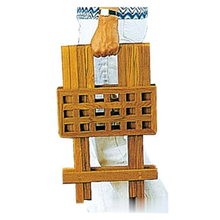 Foldable teak stool 30x30x45