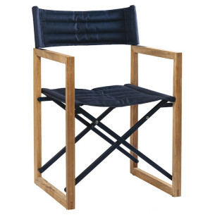 Folding chair ARC The Square in teak and aluminium