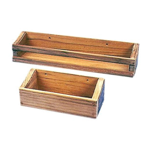 Teak object holder