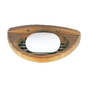 Teak soap dish 180x90x35