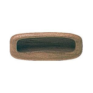 Teak oval handle