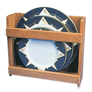 Porta piatti teak