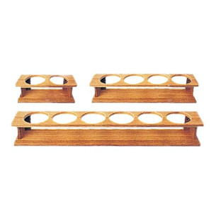 Teak glass holder