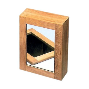 Teak medicine cabinet 375x275x112
